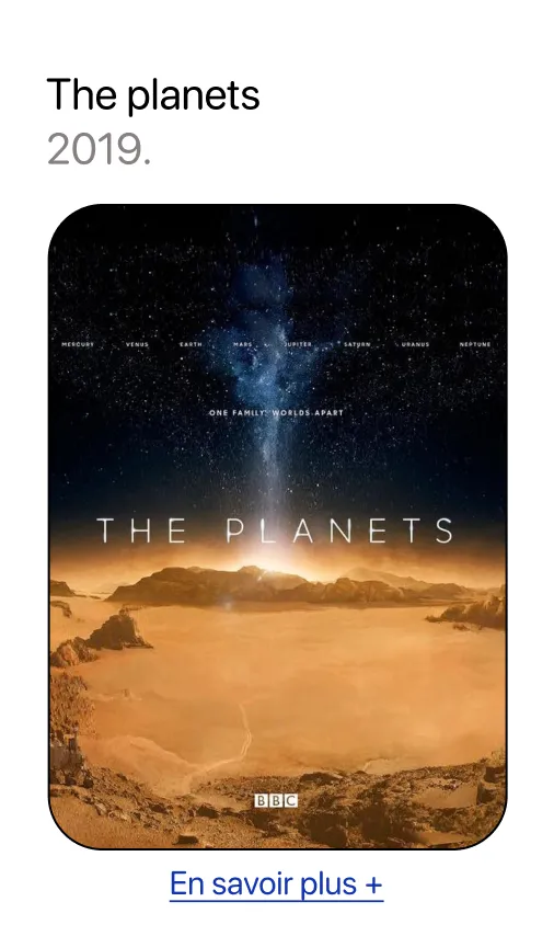 Affiche Planets